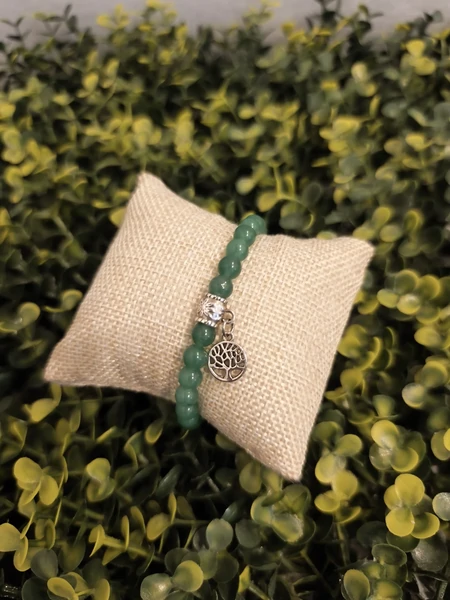 Le Bracelet en Aventurine par l'Atelier de la seconde vie