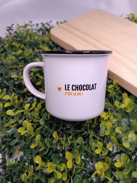Mug le chocolat c'est la vie ~ par Bibiche fait son cirque
