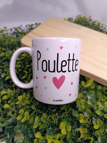 mug poulette ~ par Les cornichons